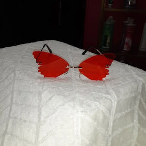 Butterfly Red Sunglasses